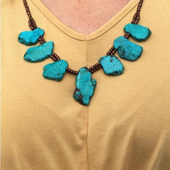 Beautiful handcrafted Turqurenite necklace - Picture 2 of 2